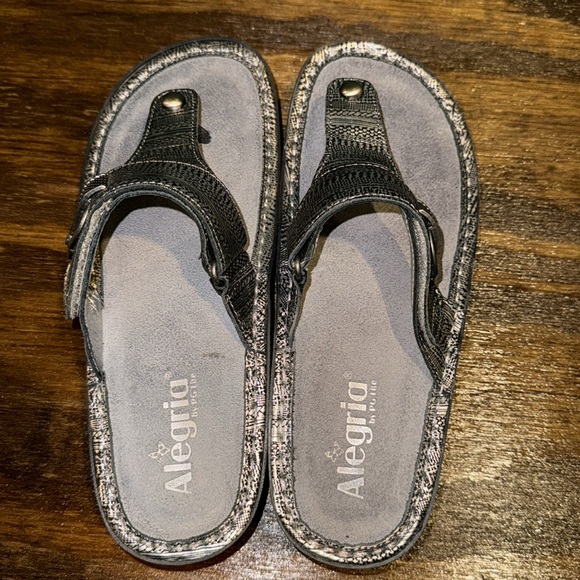 Alegria Carina Womens Silver Sandal CAR-713 EUR 38US 8/8.5 Comfort F…new‎ - Picture 5 of 10